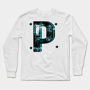 AlphaT P Dynamic Printed Design Long Sleeve T-Shirt